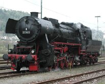52 7409 bei Lokparade Foto: 19. April 2003 / 30 Jahre Eisenbahnfreunde Zollernbahn / Horb