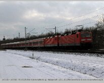 143 238 + 143 580 Mainaschaff-Steinerts / 18.01.2013 / RB 15225 (Frankfurt-Aschaffenburg)