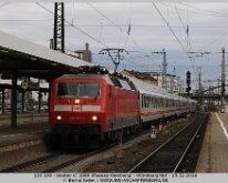 13_12_2014_120 109 Würzburg Hbf / 13.12.2014 / letzter IC 1986