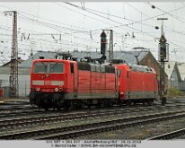 16_11_2014_181 207_2 Aschaffenburg Hbf / 16.11.2014 / Schadloküberführung nach Frankfurt