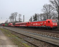 185 003 COCA-COLA ++ 185 163 Kahl/Main, 05.12.2025, Coca-Cola-Weihnachtszug