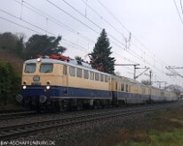 E10 1239 Bingen-Kempten, 06.12.2025, Sonderzug Köln - Freiburg