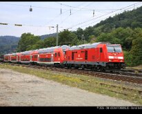 245 013 SOB Lohr Bf, 01.08.2026, BR-Radl-Zug