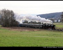52 7409 Niederseelbach, 28.02.2026, Dampfzug Dieburg - Westerburg/Hachenburg